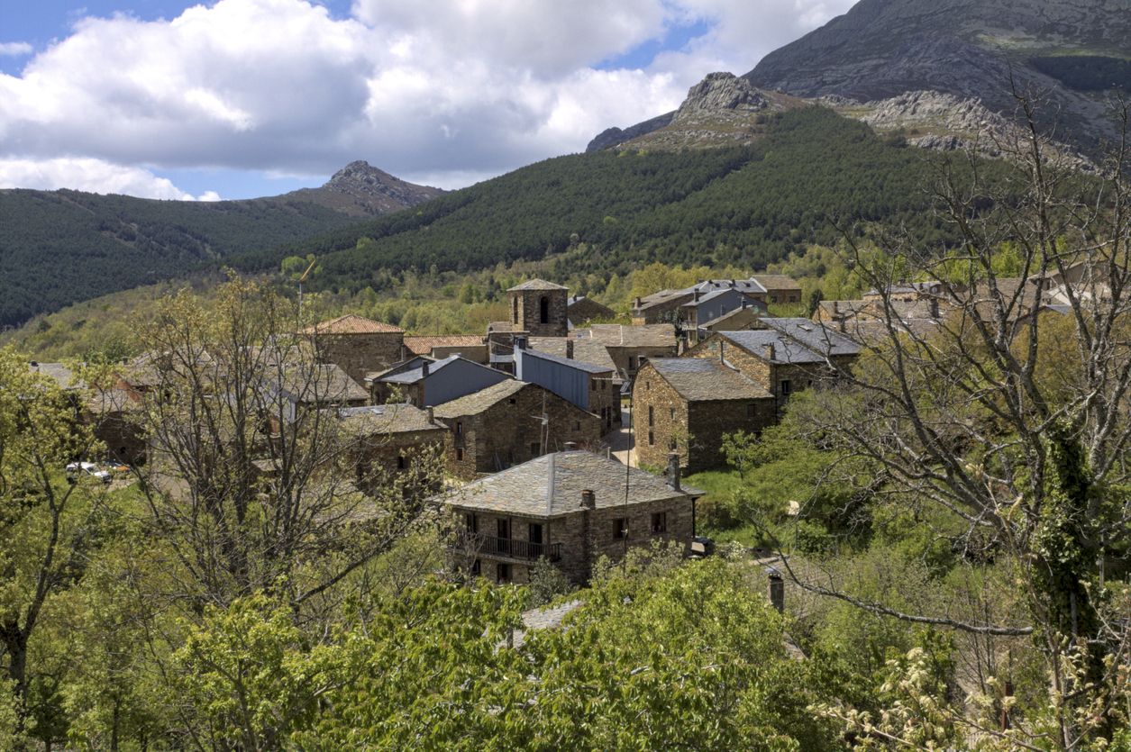 Vista sobre Valverde de los Arroyos en Guadalajara