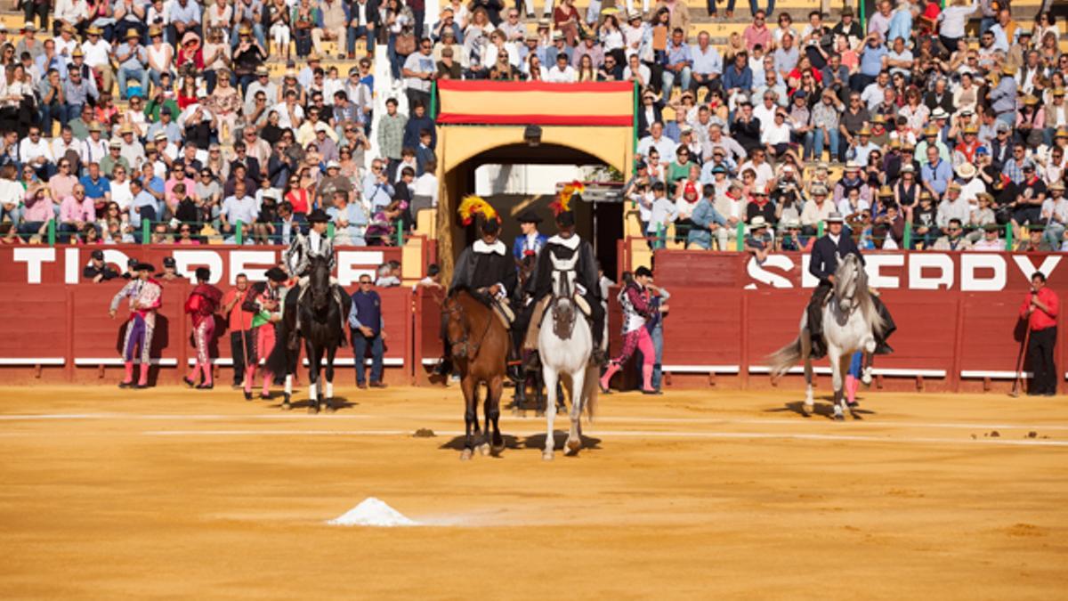 Imagen de archivo de la plaza de toros de Jerez