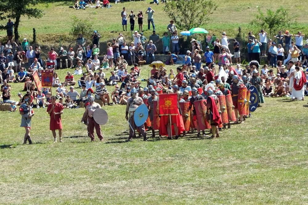 Batalla en la fiesta Astur romana en Carabanzo