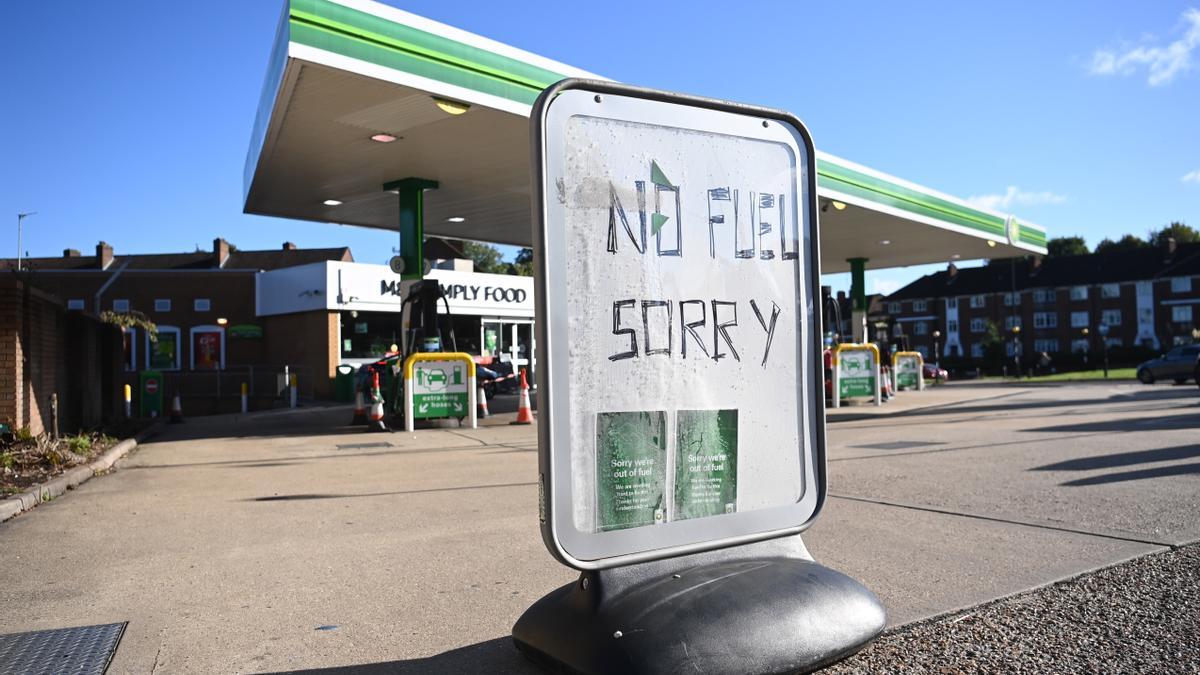 reino unido falta de carburante