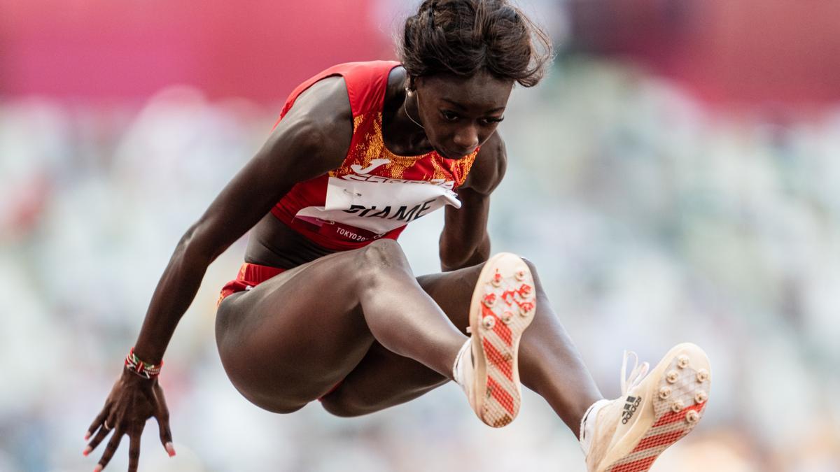 Fátima  Diame  asegura  llegar  lista  para  librar  uno  de  los grandes  concursos  del  campeonato,  el  de  la  longitud.