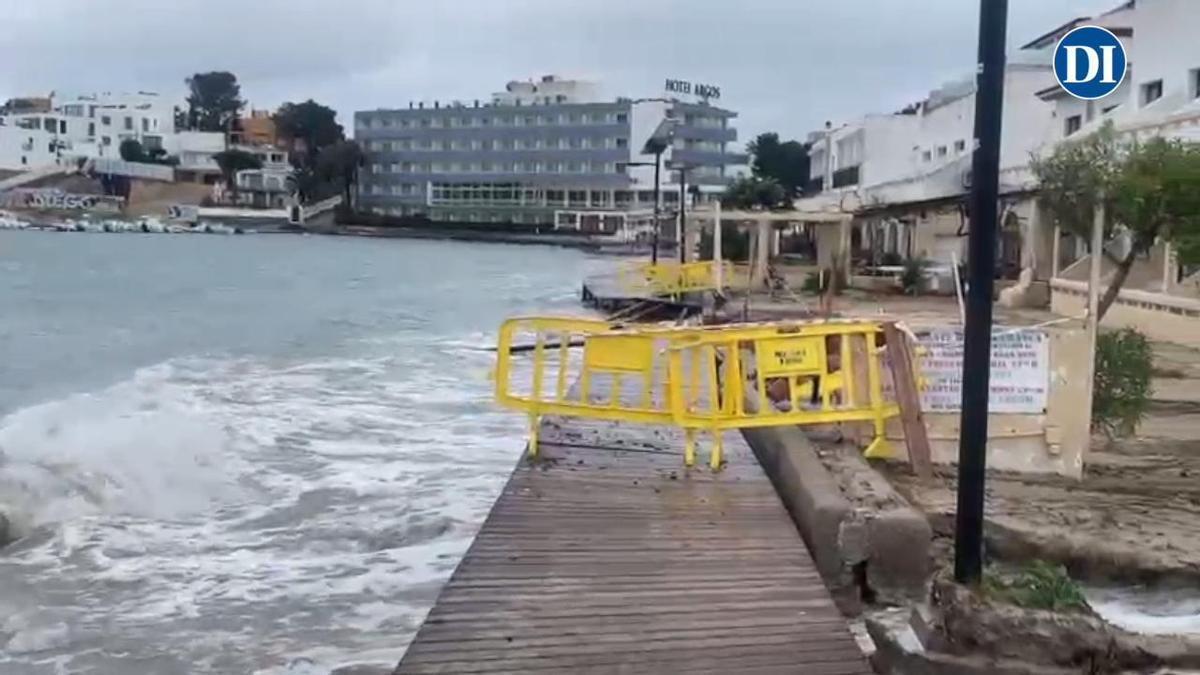 El temporal 'Harry' arrasa Talamanca