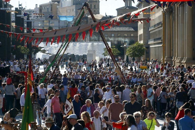 Mercado medieval en Zaragoza