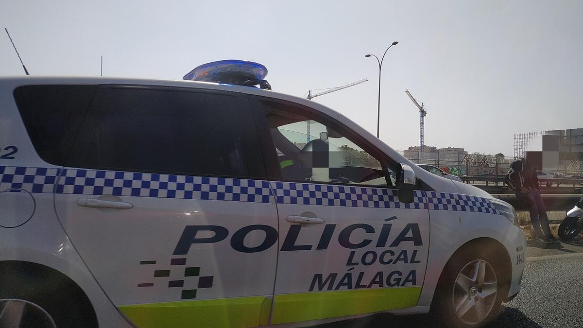 Radiopatrulla de la Policía Local de Málaga.