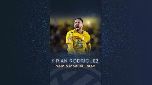 El gran aplauso de la noche en los premios AFE fue para Kirian Rodríguez, Premio Manuel Esteo