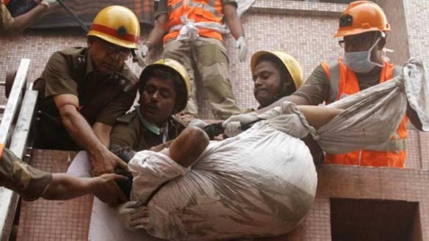 Incendio en un hospital