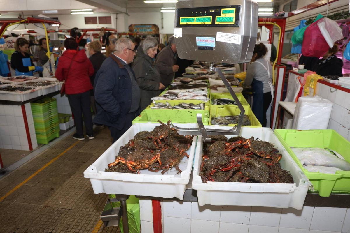 La plaza de abastos de Cambados.