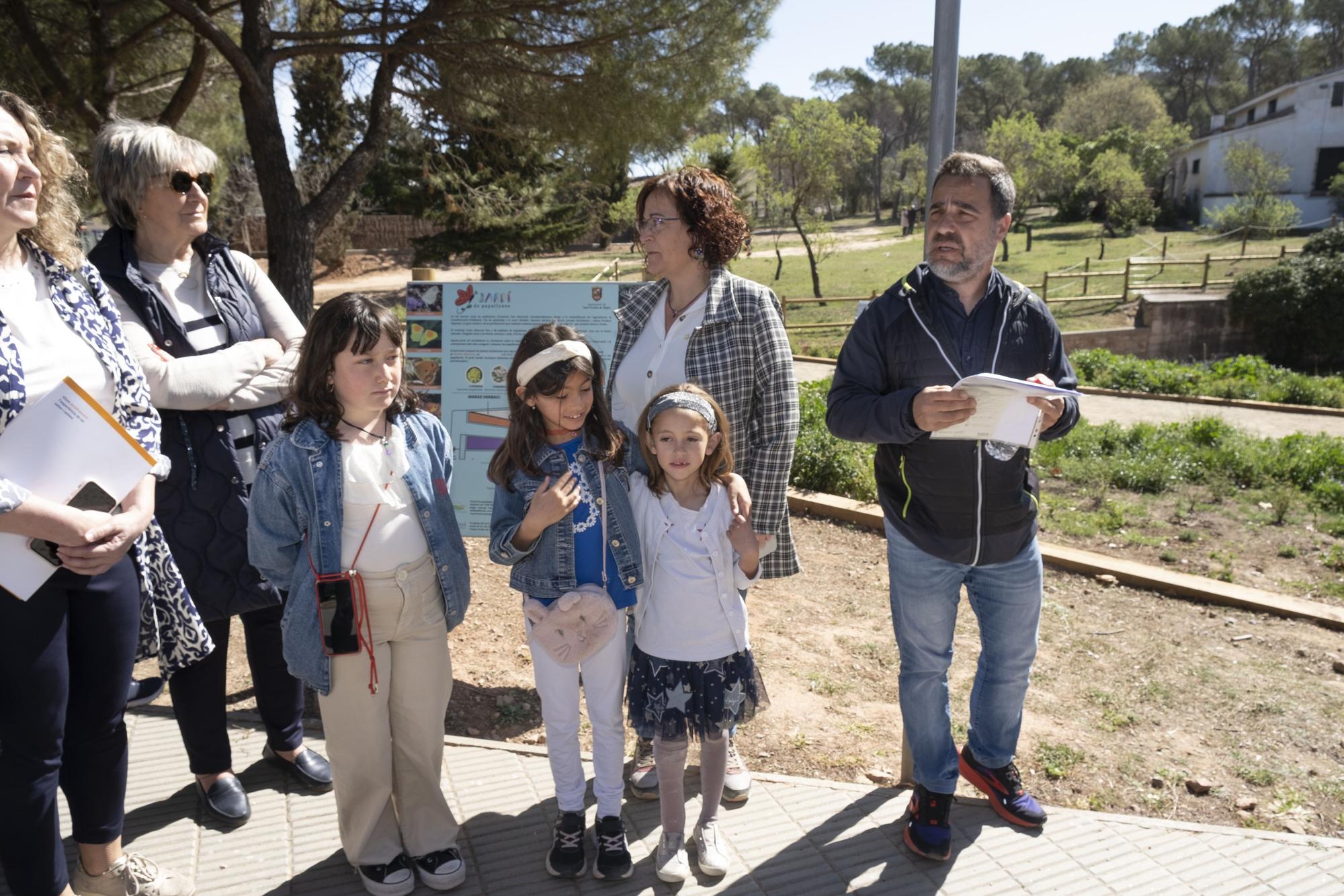 Inauguració del jardí de les papallones de Sant Fruitós