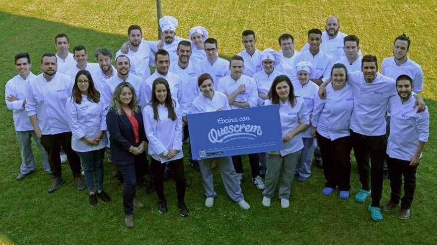 Finalistas del concurso de innovación gastronómica.