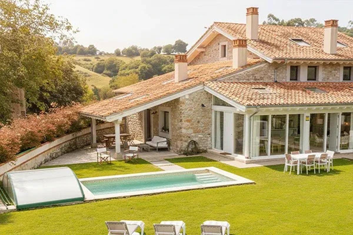 La casa en la que Vicky Martín Berrocal se ha alojado en Lamadrid