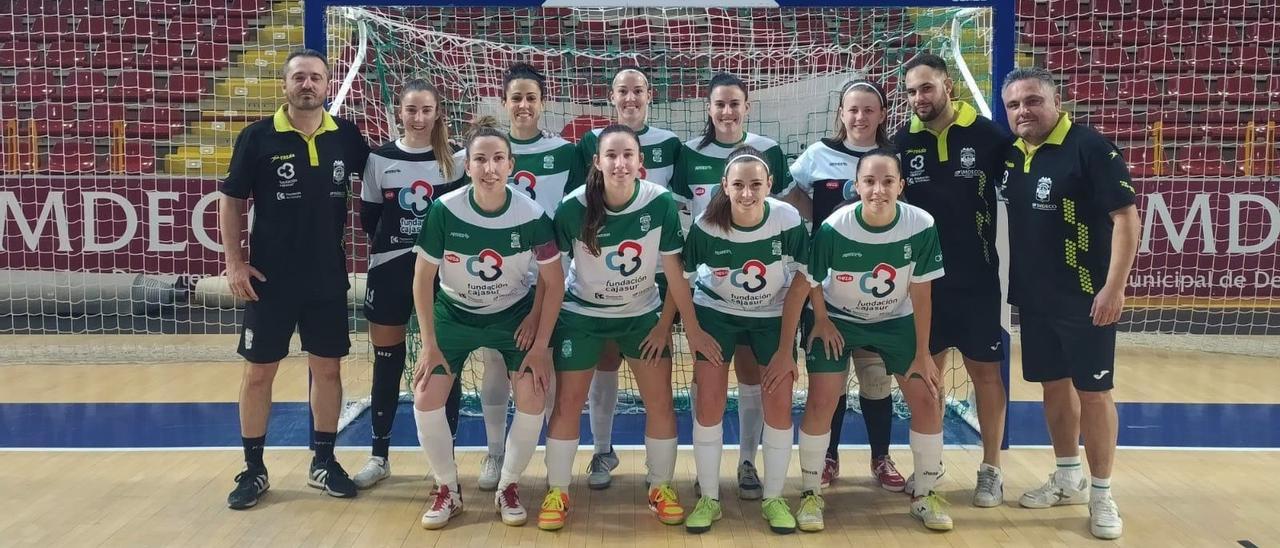 Formación del Cajasur Deportivo Córdoba en su último partido de la pasada temporada.