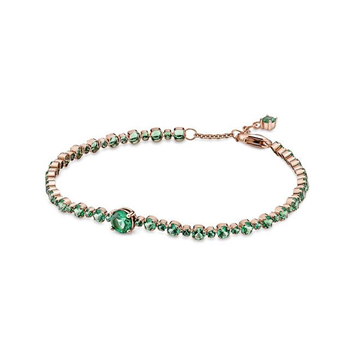 Pulsera en oro rosa de 14k