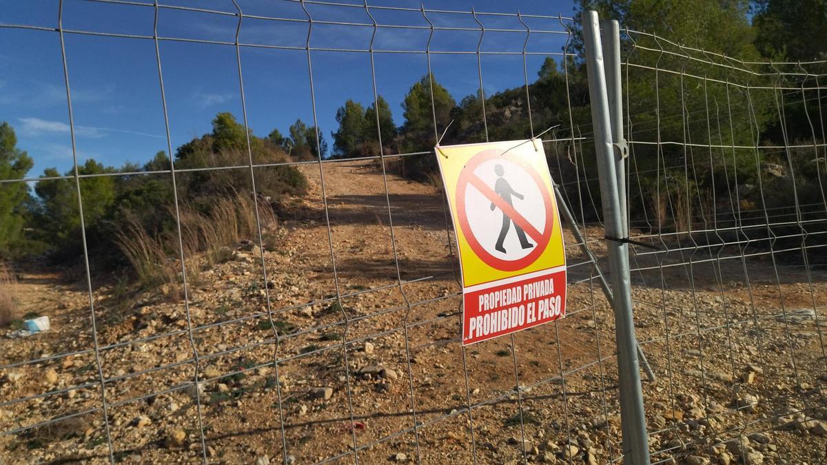 Acceso cerrado a las obras del PAI