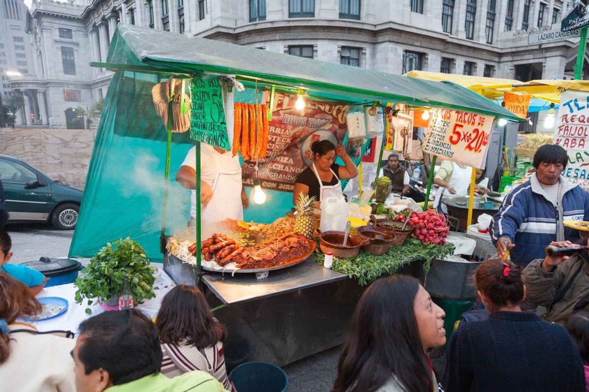 Puesto callejero tacos