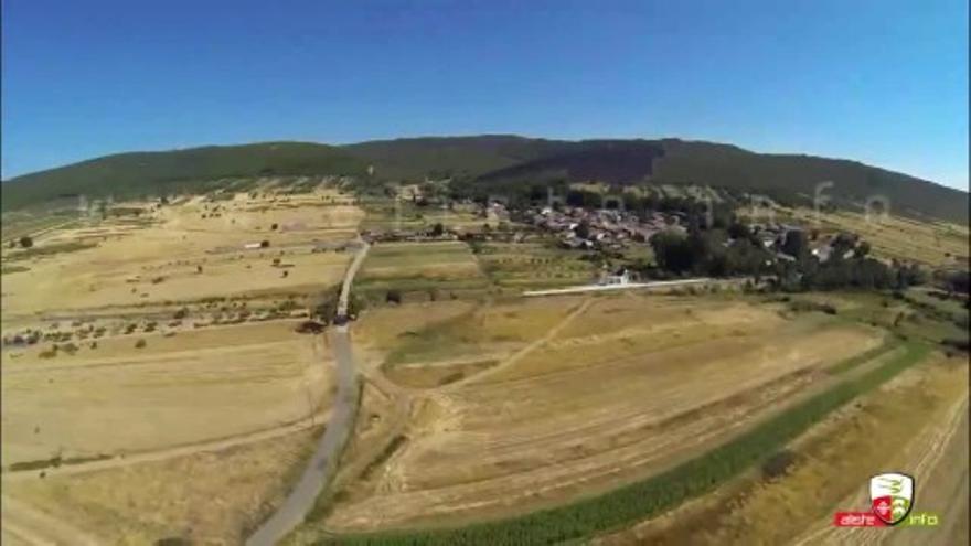 Vista aérea de Cabañas de Aliste