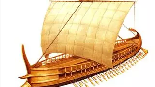 Barcos fenicios en Mazarrón