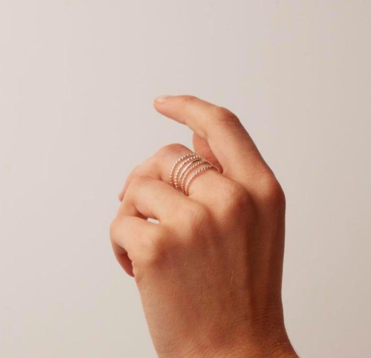 Juego de anillos apilables