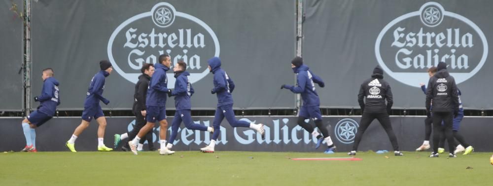 Entrenamiento del Celta