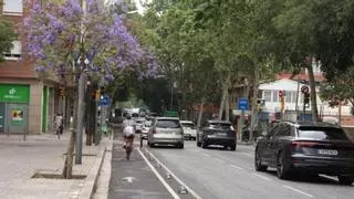 La calle de Escòcia estrena un nuevo carril bici en el distrito de Nou Barris de Barcelona