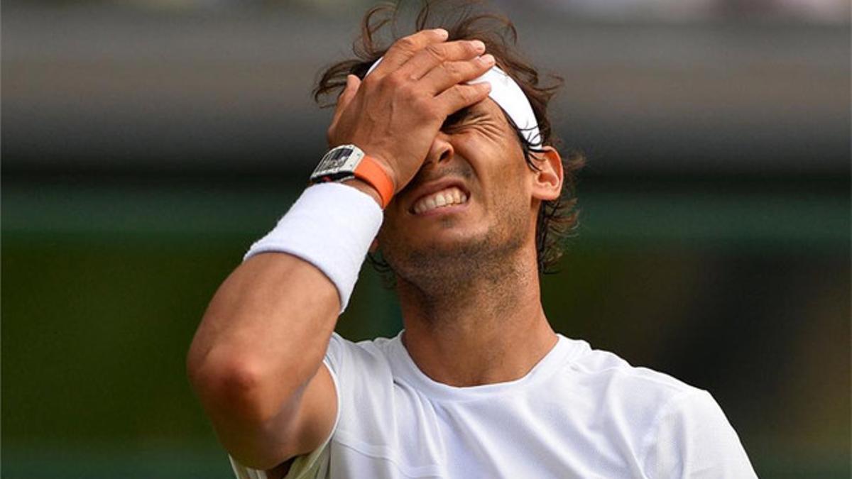 Nadal volvió a caer, prematuramente, en Wimbledon