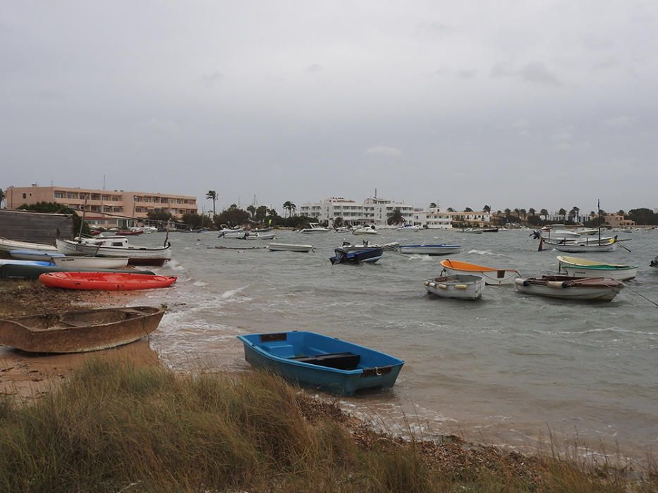 Temporal en Formentera.