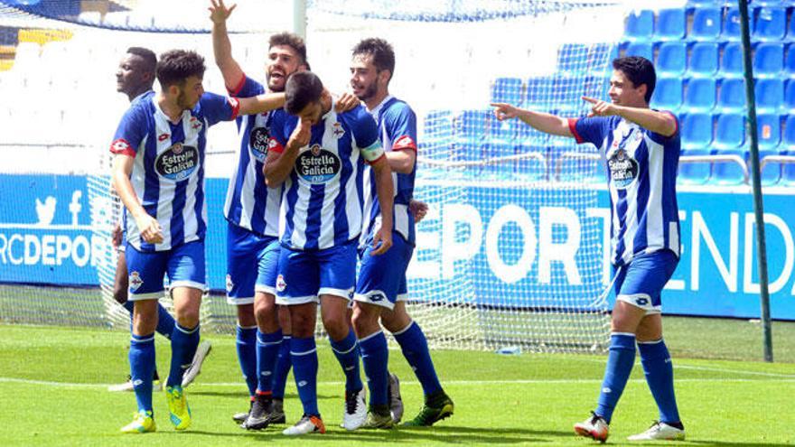 Imagen del duelo de ida disputado en Riazor