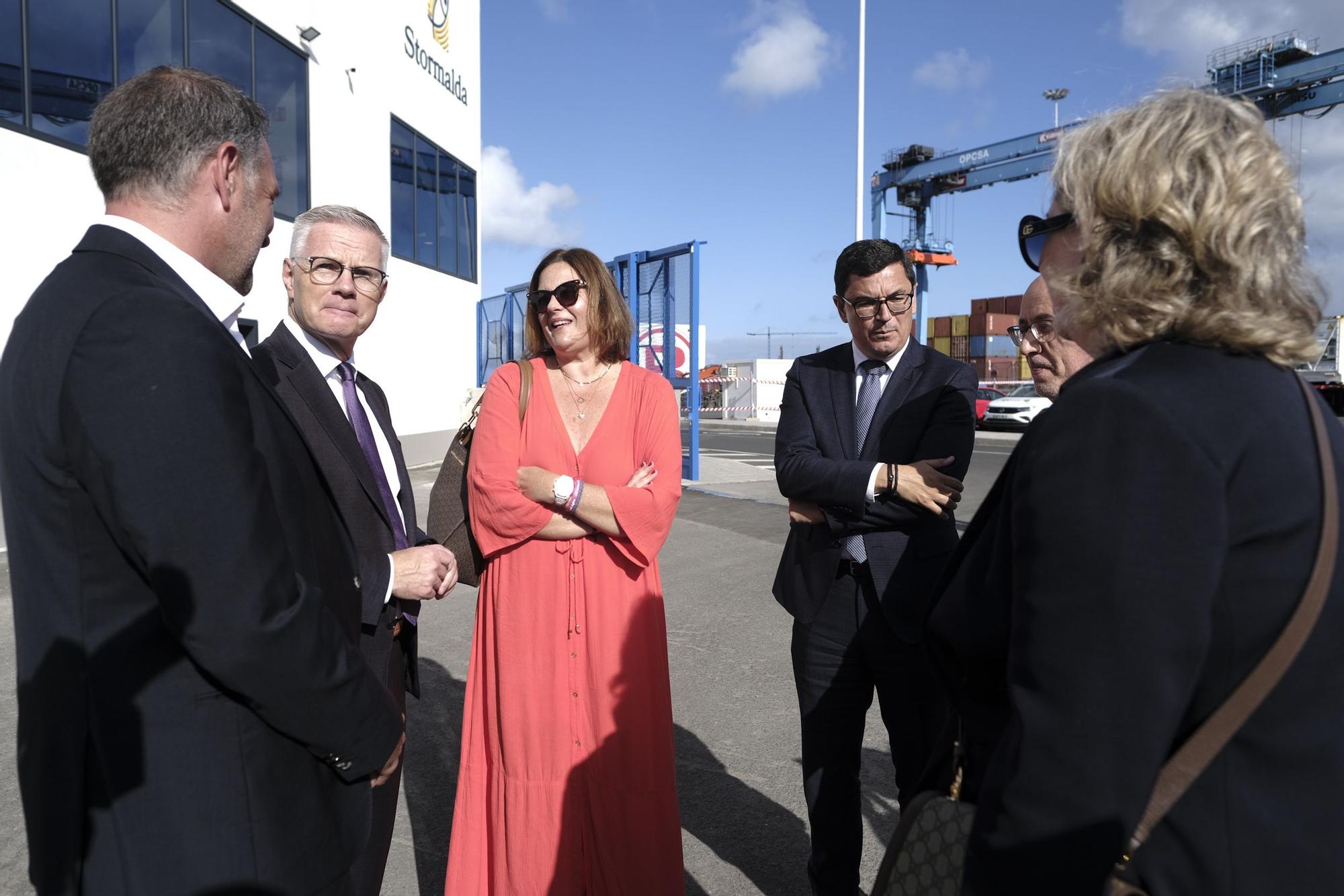 Inauguración de la planta de la empresa Stormalda en el Puerto de Las Palmas