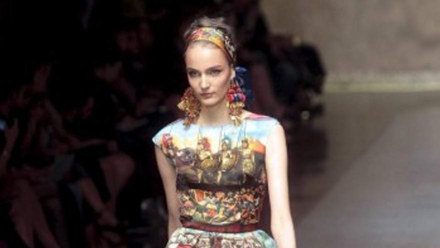 Desfile de Dolce&amp;Gabbana en la Semana de la Moda de Milán