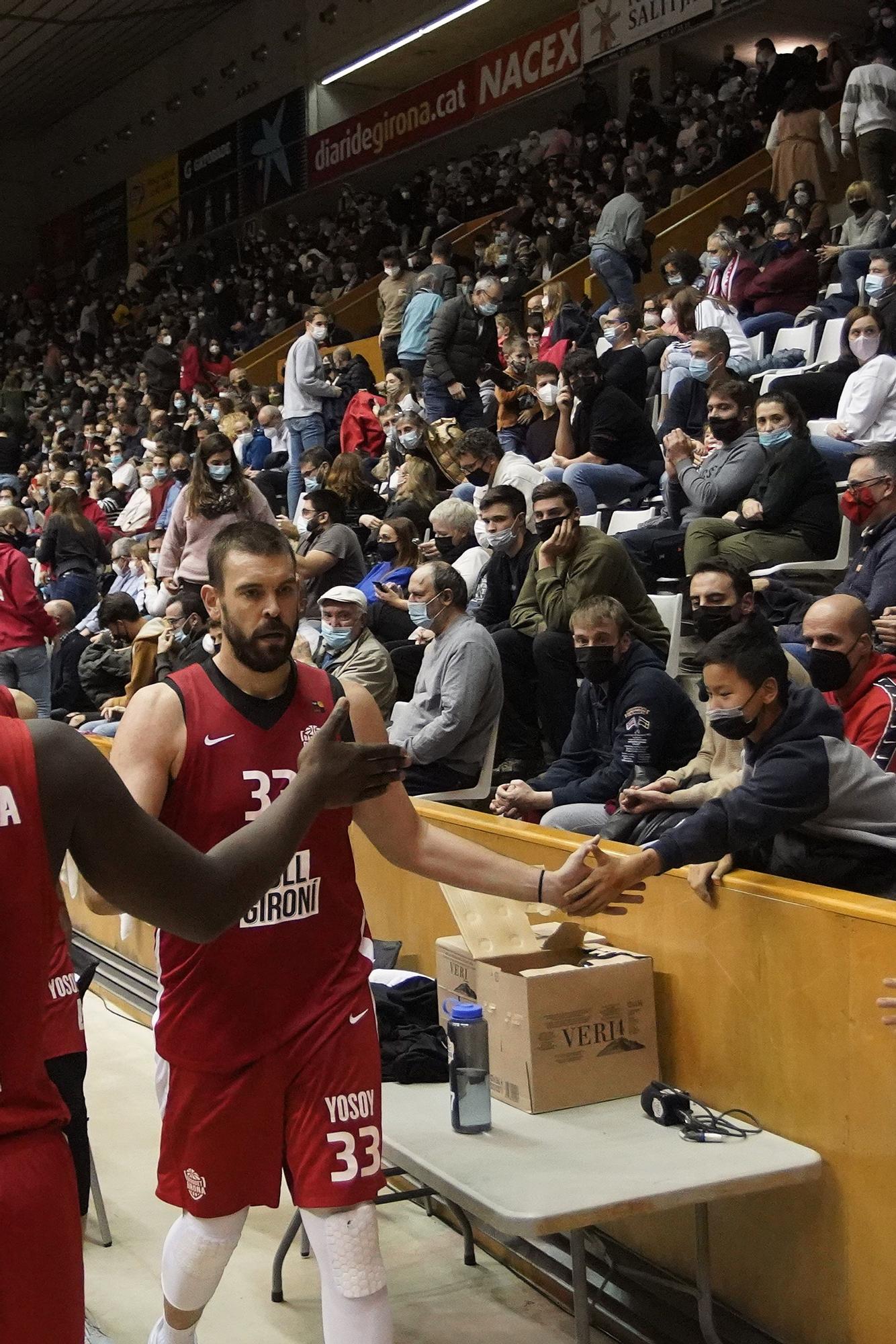 Marc Gasol impacta en el retorn a Girona davant 3.500 aficionats (89-47)