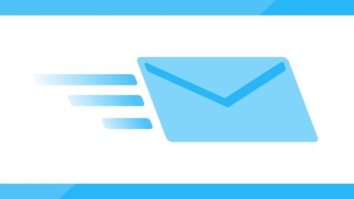 Icono de un correo electrónico.