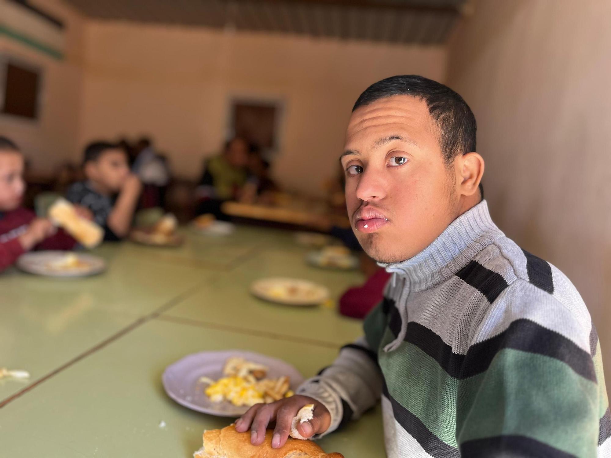 Alumno del centro de educación especial de Auserd