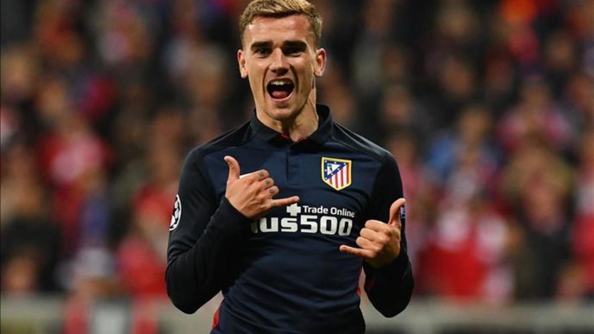 Antoine Griezmann, el máximo goleador del Atlético de Madrid esta temporada