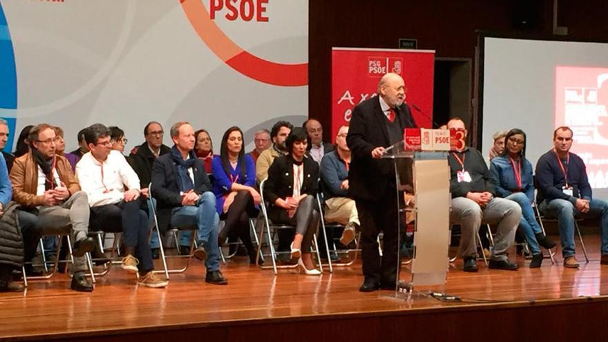 José Felix Tezanos, secretario de Cómite Federal del PSOE esta mañana.