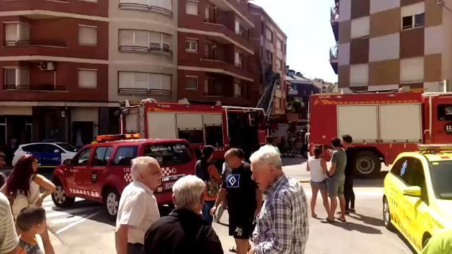Incendi en un pis al carrer de Sarret i Arbós
