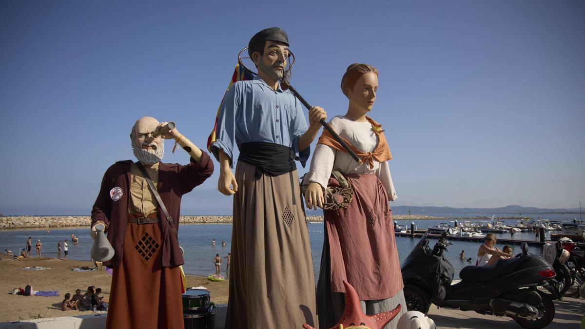 Trobada nacional de gegants de mar a l'Estartit.