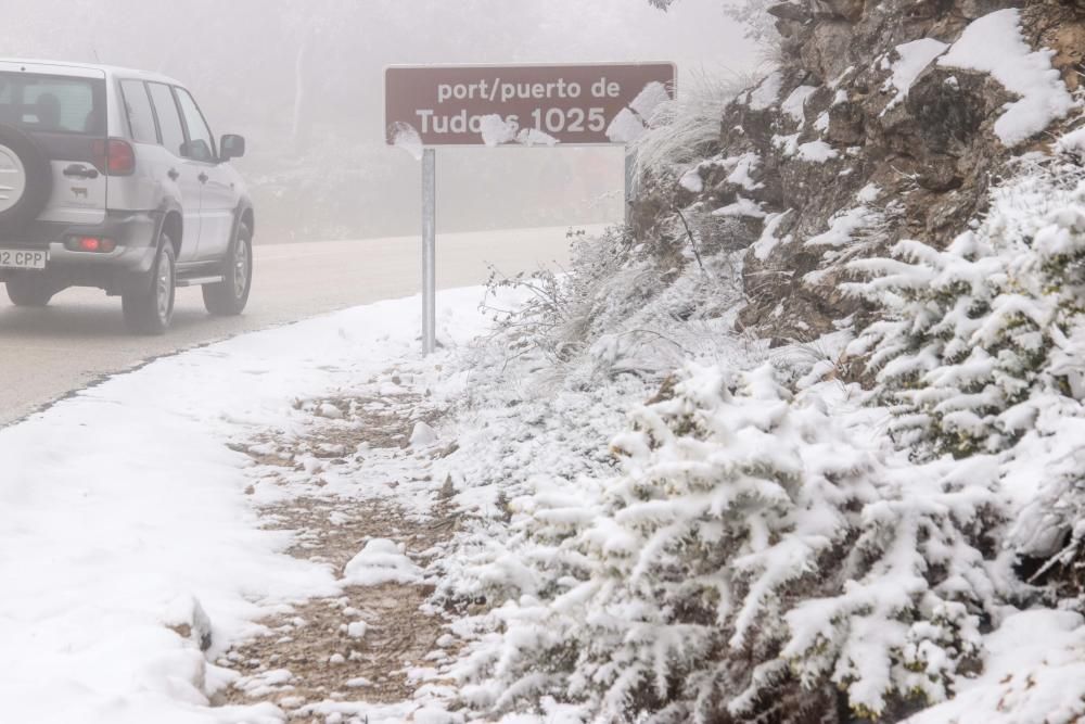 Nueva nevada en l'Alcoià y El Comtat