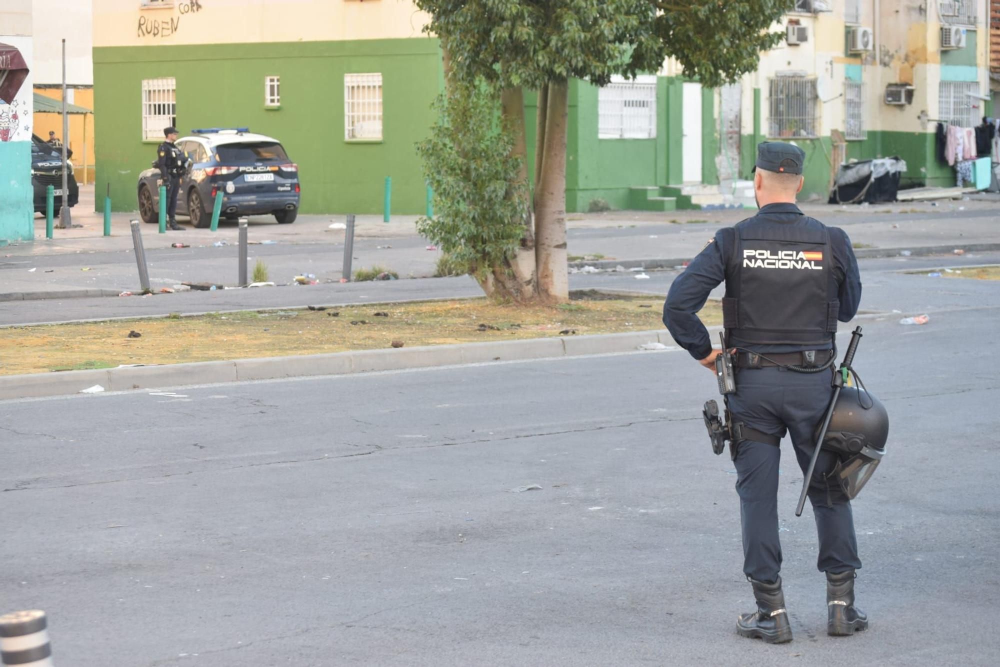 Nueva redada de la Policía en las Tres Mil Viviendas de Sevilla, en imágenes