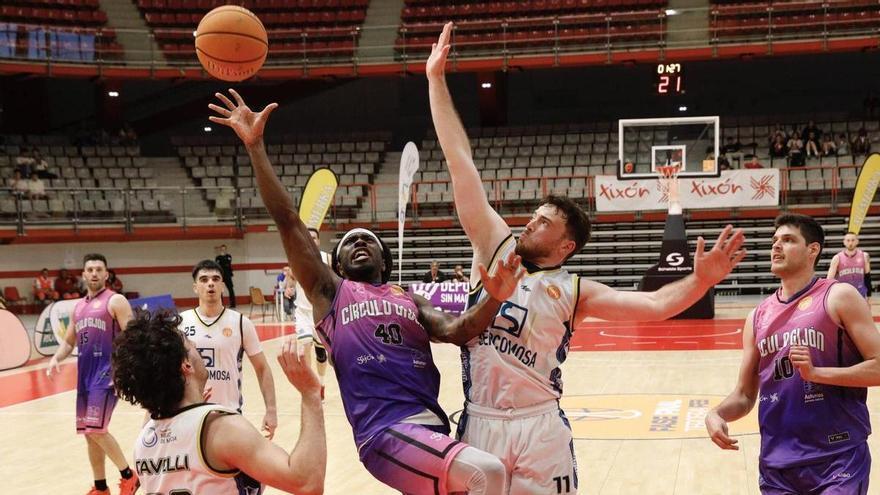 El Círculo Gijón Baloncesto falla su primera bala: pierde ante el Molina (74-71) y se jugará el último billete de ascenso ante el Aridane