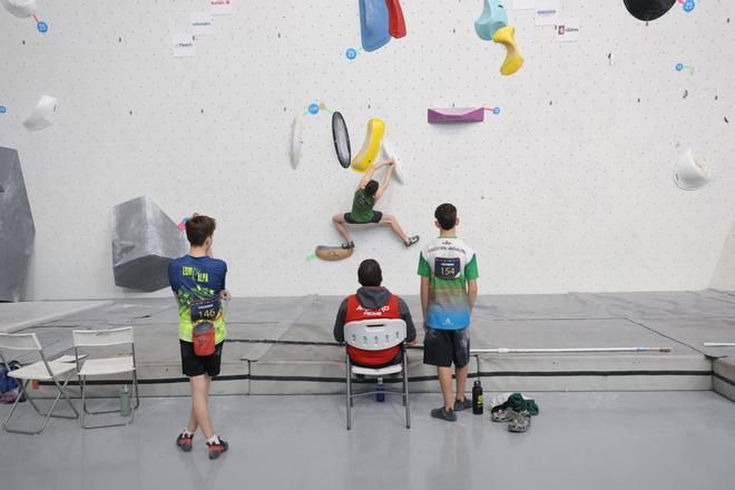 Galería | Arranca la primera jornada de la Copa de España de Escalada en Cáceres