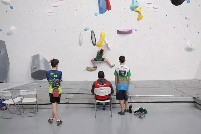 Galería | Arranca la primera jornada de la Copa de España de Escalada en Cáceres