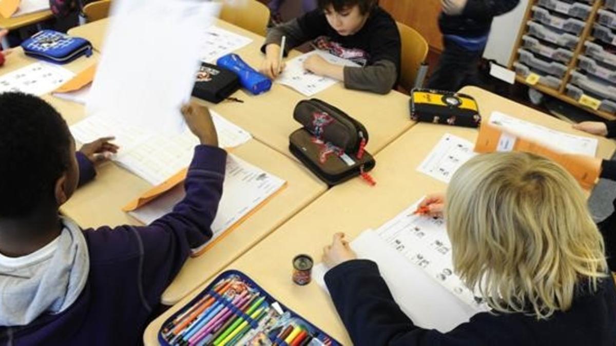 Clase de matemáticas en una escuela de primaria en Berlín.