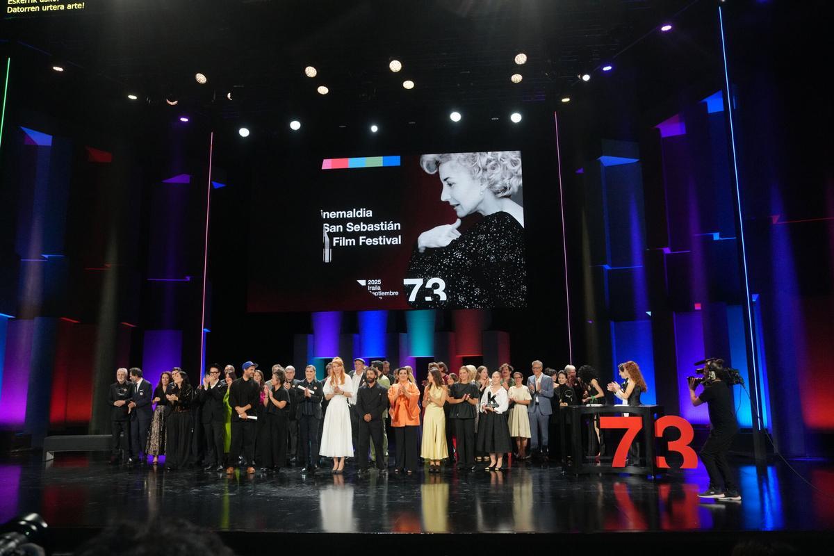 La gala de clausura del Festival de San Sebastián, en imágenes La gala de clausura del Festival de San Sebastián, en imágenes