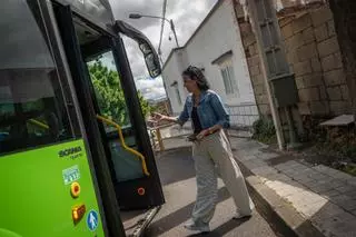 Vecinos de El Sobradillo demandan mejoras en las paradas de guaguas