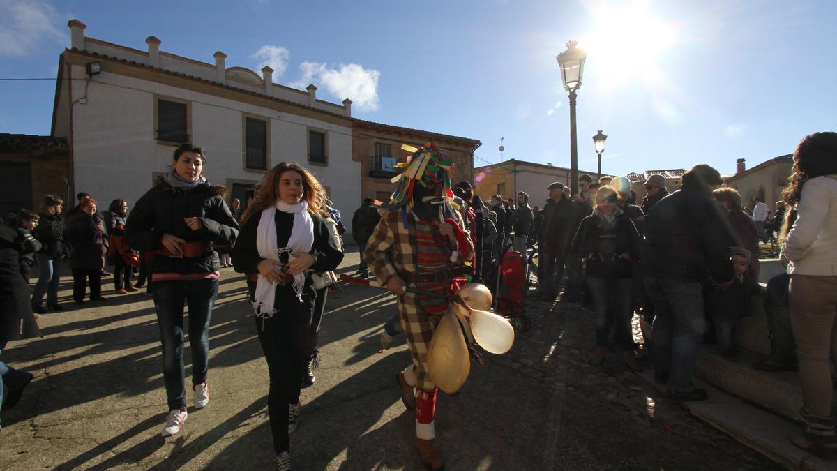 Celebración del Zangarrón de Sanzoles de años anteriores.