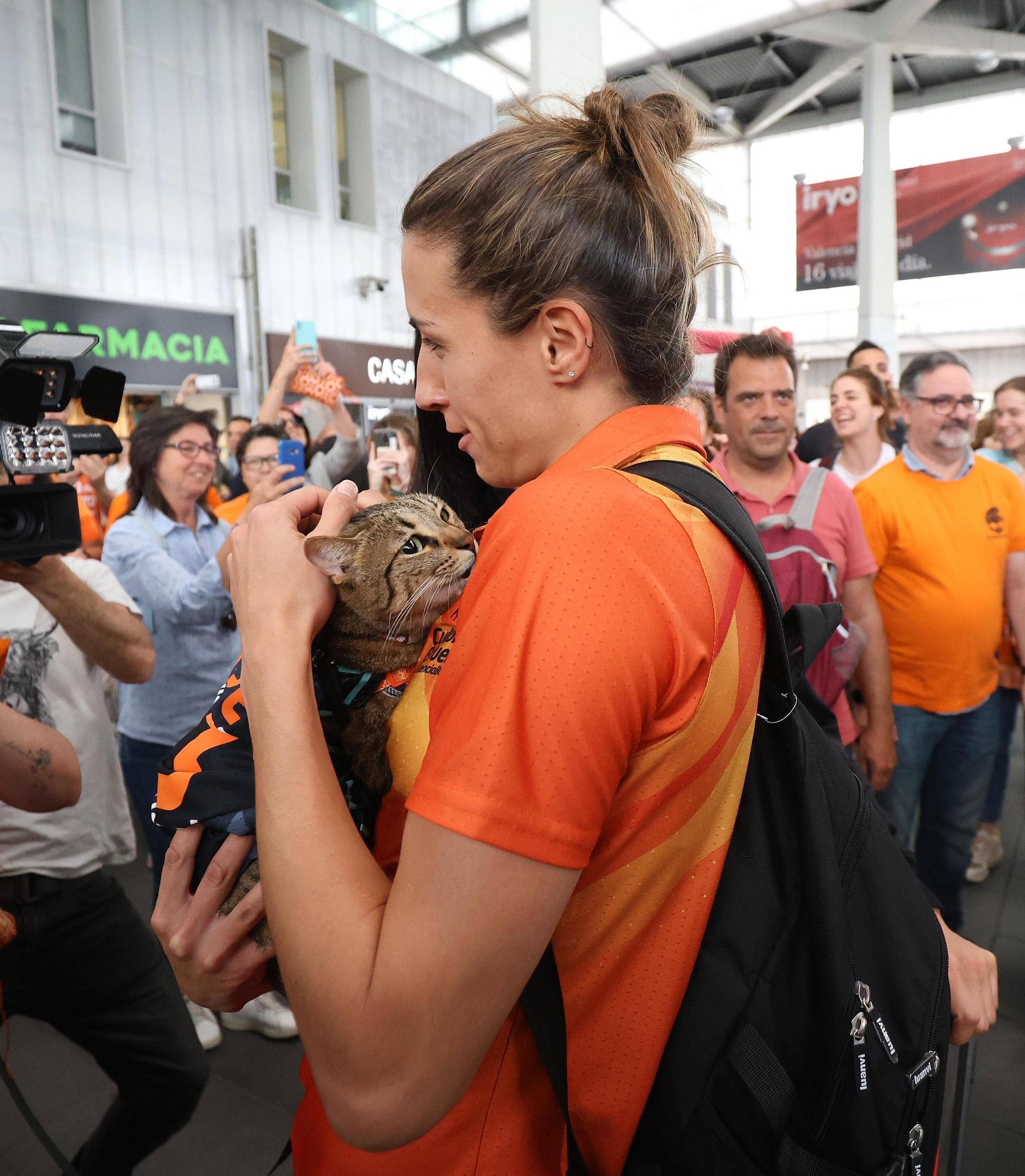 Así fue la llegada del Valencia Basket