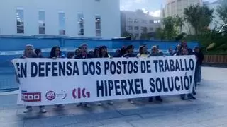 La plantilla de Hiperxel clama en Vigo por una solución a la quiebra