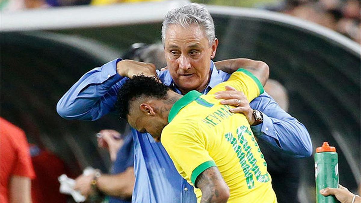 Tite: En condiciones normales, Neymar es top-3 mundial