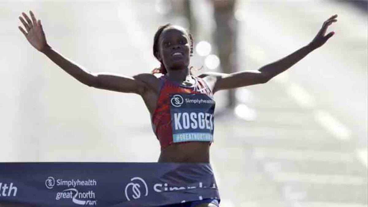 Kosgei estableció un nuevo récord mundial de maratón