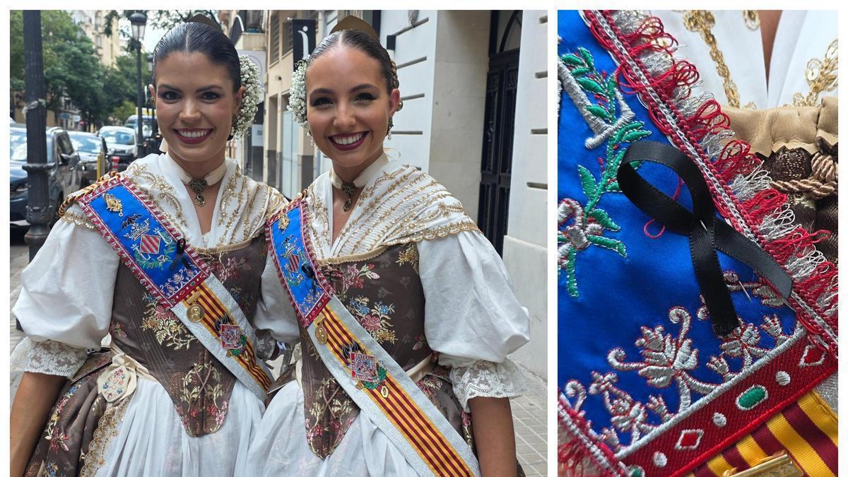 El nuevo aspecto del traje de la corte y el crespón negro