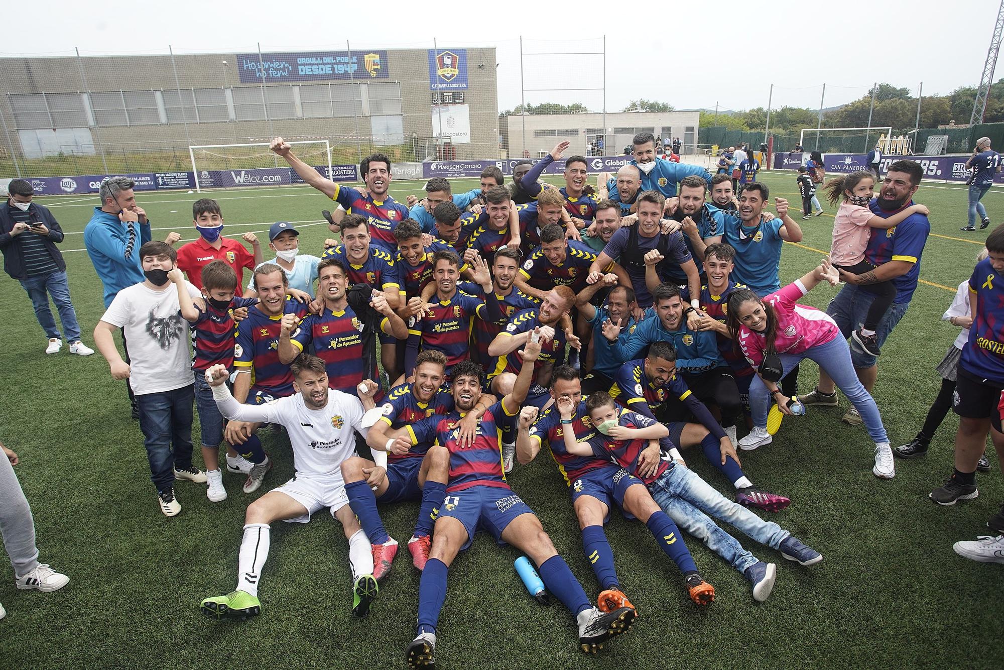 El Llagostera és de Primera RFEF (3-3)